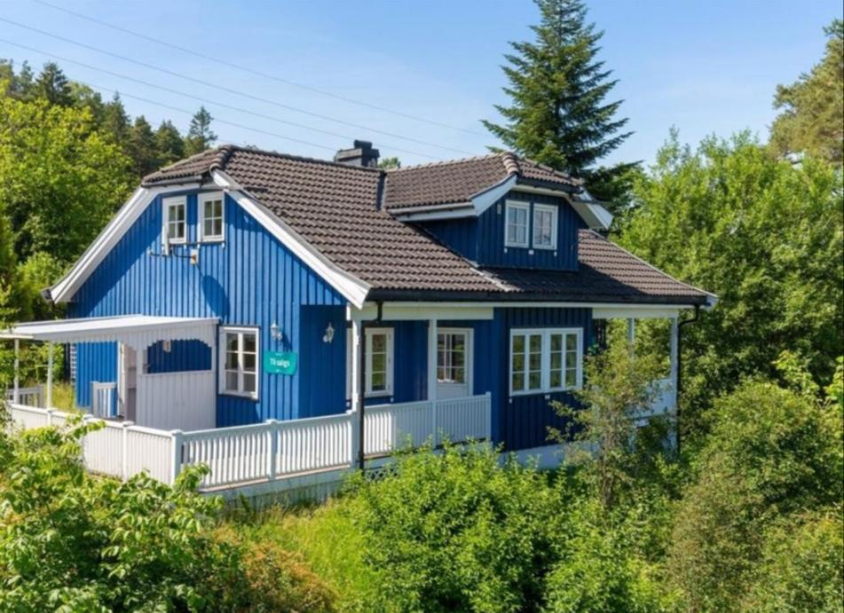 דירות Blue House Brevik פורסגרון מראה חיצוני תמונה